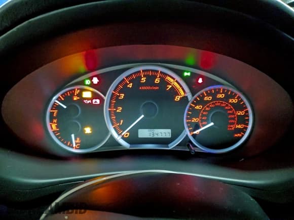 ✅ 2011 Subaru WRX WRX Premium • VIN: JF1GV7F67BG525027 • Lot: 95182125. Listed on Copart with 134,777 mi. Free auction sales archive from the USA and detailed vehicle history report at DreamBid. Image 9.