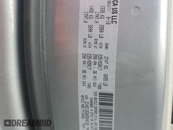 ✅ 2019 Chrysler Pacifica Touring L • VIN: 2C4RC1BG9KR540129 • Lot: 90339685. Listed on Copart with 47,703 mi. Free auction sales archive from the USA and detailed vehicle history report at DreamBid. Image 14.