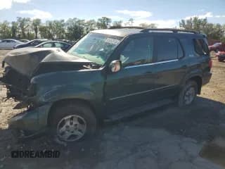 ✅ 2002 Toyota Sequoia Limited • VIN: 5TDBT48A02S098449 • Lot: 85860915. Listed on Copart with 320,051 mi. Free auction sales archive from the USA and detailed vehicle history report at DreamBid. Image 1.