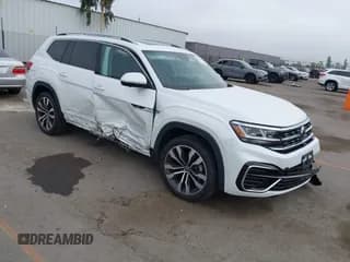 ✅ 2022 Volkswagen Atlas SEL Premium R-Line • VIN: 1V2FR2CA6NC537203 • Lot: 42704028. Listed on IAAI with 28,018 mi. Free auction sales archive from the USA and detailed vehicle history report at DreamBid. Image 1.