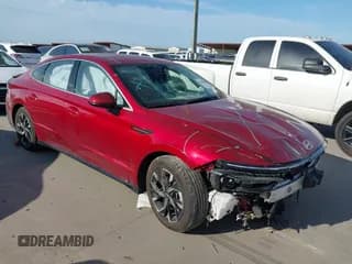 ✅ 2025 Hyundai Sonata SEL • VIN: KMHL64JA9SA438048 • Лот: 42884044. Опубликован ранее на IAAI с пробегом 21 273 миль. Бесплатный доступ к архиву аукционных продаж из США и подробный отчёт об истории автомобиля на DreamBid. Изображение 1.