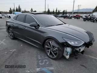 2022 Hyundai Sonata SEL Plus z VIN KMHL44J29NA243795, wystawiony jako Copart lot #71797492 z przebiegiem 3 507 mil mil oraz . Historia ofert i sprzedaży dostępna na DreamBid. Obrazek 4.