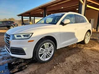 ✅ 2018 Audi Q5 Premium Plus • VIN: WA1BNAFY6J2090784 • Lot: 92465595. Listed on Copart with 29,038 mi. Free auction sales archive from the USA and detailed vehicle history report at DreamBid. Image 1.