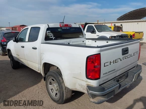✅ 2022 Chevrolet Colorado 2WD Work Truck • VIN: 1GCGSBEAXN1308607 • Лот: 41681296. Опубликован ранее на IAAI с пробегом 54 422 миль. Бесплатный доступ к архиву аукционных продаж из США и подробный отчёт об истории автомобиля на DreamBid. Изображение 3.
