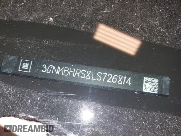 ✅ 2020 Chevrolet Blazer LT • VIN: 3GNKBHRS8LS726814 • Lot: 43711252. Listed on IAAI with 106,756 mi. Free auction sales archive from the USA and detailed vehicle history report at DreamBid. Image 9.