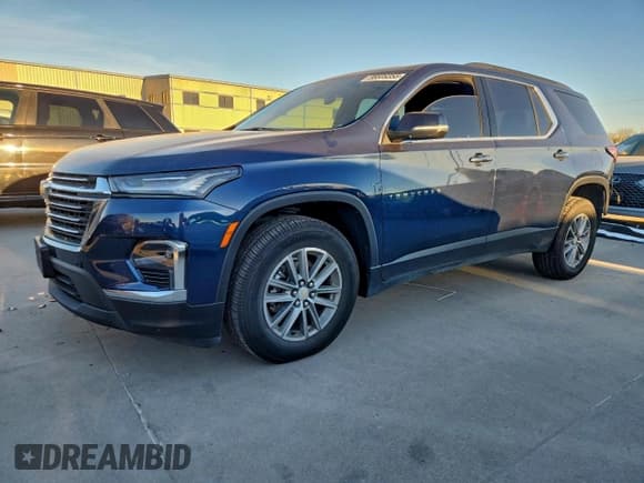 ✅ 2023 Chevrolet Traverse LT Cloth • VIN: 1GNERGKW2PJ247408 • Lot: 96609355. Listed on Copart with 22,374 mi. Free auction sales archive from the USA and detailed vehicle history report at DreamBid. Image 1.