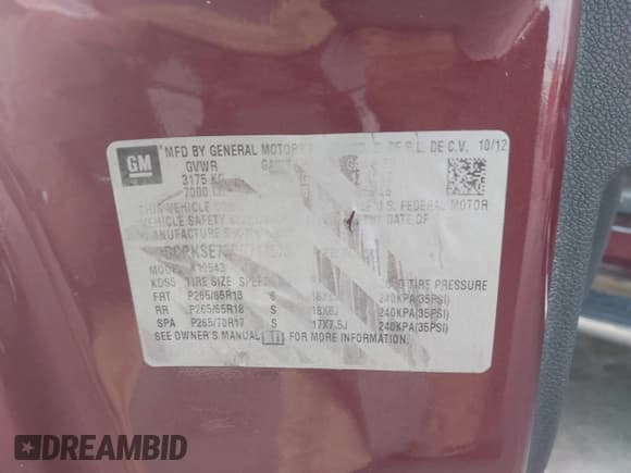 ✅ 2013 Chevrolet Silverado 1500 LT • VIN: 3GCPKSE73DG214573 • Лот: 43355849. Опубликован ранее на IAAI с пробегом 156 240 миль. Бесплатный доступ к архиву аукционных продаж из США и подробный отчёт об истории автомобиля на DreamBid. Изображение 9.