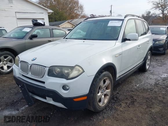 ✅ 2007 BMW X3 3.0si • VIN: WBXPC934X7WF17909 • Lot: 43775717. Listed on IAAI with 191,620 mi. Free auction sales archive from the USA and detailed vehicle history report at DreamBid. Image 2.