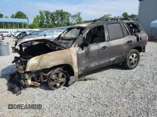 2005 Hyundai Santa Fe GLS with VIN KM8SC13EX5U964713, listed as a Copart auction lot 62911275 with Not provided miles and Non repairable. Bid and sale history available at DreamBid. Image 1.