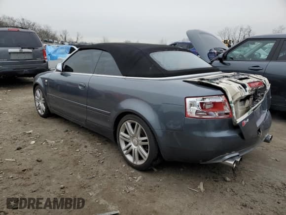 ✅ 2007 Audi S4 • VIN: WUARL48H77K900962 • Lot: 44768555. Listed on Copart with 150,733 mi. Free auction sales archive from the USA and detailed vehicle history report at DreamBid. Image 2.