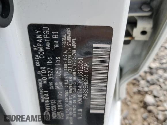 ✅ 2014 Hyundai Accent GLS • VIN: KMHCT4AE6EU612351 • Лот: 81403374. Опубликован ранее на Copart с пробегом 131 179 миль. Бесплатный доступ к архиву аукционных продаж из США и подробный отчёт об истории автомобиля на DreamBid. Изображение 12.