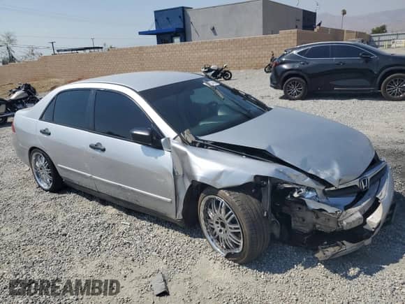 2006 Honda Accord VP with VIN 1HGCM56186A063950, listed as a Copart auction lot 68734865 with 203,957 mi miles and Salvage title. Bid and sale history available at DreamBid. Image 4.