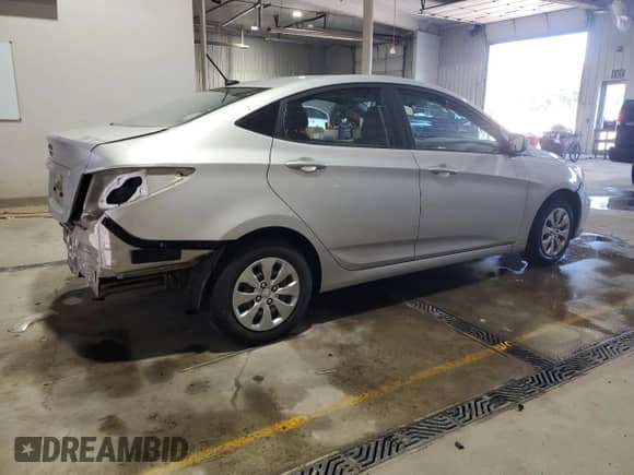 2017 Hyundai Accent SE with VIN KMHCT4AE4HU307192, listed as a Copart auction lot 86876515 with 51,308 mi miles and Salvage title. Bid and sale history available at DreamBid. Image 3.