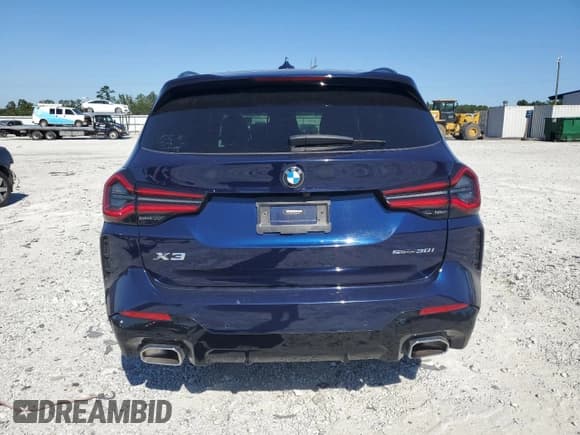 ✅ 2023 BMW X3 sDrive30i • VIN: 5UX43DP09P9S04953 • Lot: 84174385. Wystawiony na Copart z przebiegiem 36 680 mil. Bezpłatny archiwum sprzedaży aukcyjnych z USA i szczegółowy raport historii pojazdu na DreamBid. Zdjęcie 6.