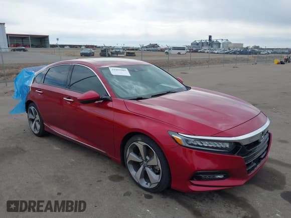 ✅ 2020 Honda Accord Touring • VIN: 1HGCV2F9XLA010745 • Lot: 41865905. Listed on IAAI with 58,929 mi. Free auction sales archive from the USA and detailed vehicle history report at DreamBid. Image 1.