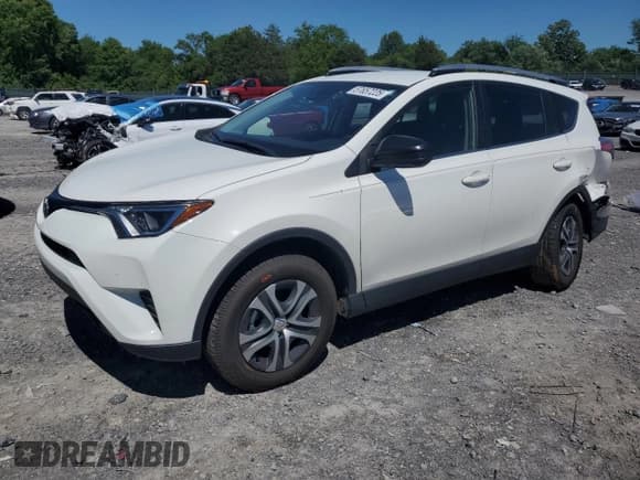 ✅ 2017 Toyota RAV4 LE • VIN: JTMBFREVXHJ147612 • Lot: 57657225. Listed on Copart with 43,812 mi. Free auction sales archive from the USA and detailed vehicle history report at DreamBid. Image 1.