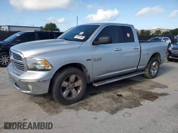 2015 Ram 1500 Big Horn с VIN 1C6RR6GT6FS629007, выставлен на аукционе Copart как лот 64581585 с пробегом 216 302 миль миль и Списание • Salvage title. История ставок и продаж доступна на DreamBid. Изображение 1.