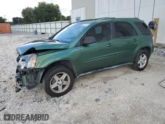 ✅ 2005 Chevrolet Equinox LT • VIN: 2CNDL63F956029213 • Lot: 81578465. Listed on Copart with 187,911 mi. Free auction sales archive from the USA and detailed vehicle history report at DreamBid. Image 1.