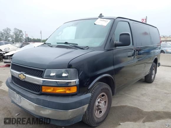 ✅ 2019 Chevrolet Express Cargo • VIN: 1GCWGAFP7K1229420 • Lot: 42410963. Listed on IAAI with Not provided. Free auction sales archive from the USA and detailed vehicle history report at DreamBid. Image 2.