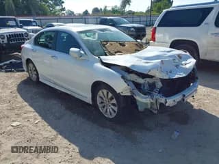 ✅ 2015 Honda Accord EX-L • VIN: 1HGCR2F86FA233638 • Lot: 43322995. Listed on IAAI with 126,642 mi. Free auction sales archive from the USA and detailed vehicle history report at DreamBid. Image 1.