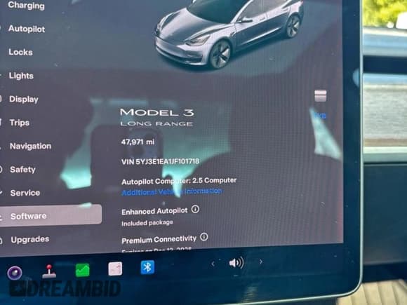 ✅ 2018 Tesla Model 3 Long Range Battery • VIN: 5YJ3E1EA1JF101718 • Лот: 95879055. Опубликован ранее на Copart с пробегом 47 971 миль. Бесплатный доступ к архиву аукционных продаж из США и подробный отчёт об истории автомобиля на DreamBid. Изображение 8.