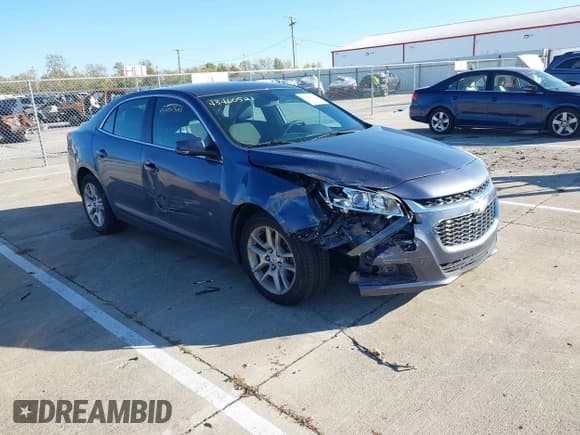 ✅ 2014 Chevrolet Malibu LT • VIN: 1G11C5SLXEF111393 • Lot: 43460512. Listed on IAAI with 95,497 mi. Free auction sales archive from the USA and detailed vehicle history report at DreamBid. Image 1.