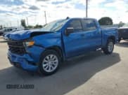 ✅ 2024 Chevrolet Silverado 1500 Custom • VIN: 3GCPABEK8RG135253 • Лот: 86669775. Опубликован ранее на Copart с пробегом 25 152 миль. Бесплатный доступ к архиву аукционных продаж из США и подробный отчёт об истории автомобиля на DreamBid. Изображение 1.