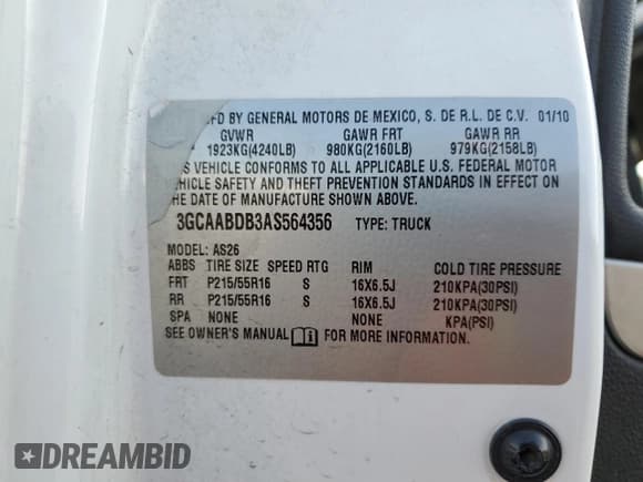 ✅ 2010 Chevrolet HHR 1LT • VIN: 3GCAABDB3AS564356 • Lot: 85348214. Wystawiony na Copart z przebiegiem 181 765 mil. Bezpłatny archiwum sprzedaży aukcyjnych z USA i szczegółowy raport historii pojazdu na DreamBid. Zdjęcie 14.