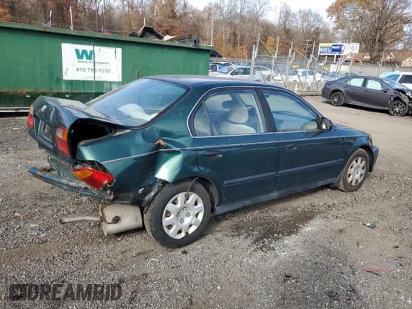 ✅ 2000 Honda Civic LX • VIN: 1HGEJ6678YL035147 • Лот: 91614215. Опубликован ранее на Copart с пробегом 150 902 миль. Бесплатный доступ к архиву аукционных продаж из США и подробный отчёт об истории автомобиля на DreamBid. Изображение 3.