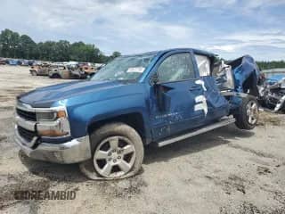 2018 Chevrolet Silverado 1500 LT z VIN 3GCPCREC4JG155483, wystawiony jako Copart lot #68473755 z przebiegiem Nie podano mil oraz Szkoda całkowita • Salvage title. Historia ofert i sprzedaży dostępna na DreamBid. Obrazek 1.