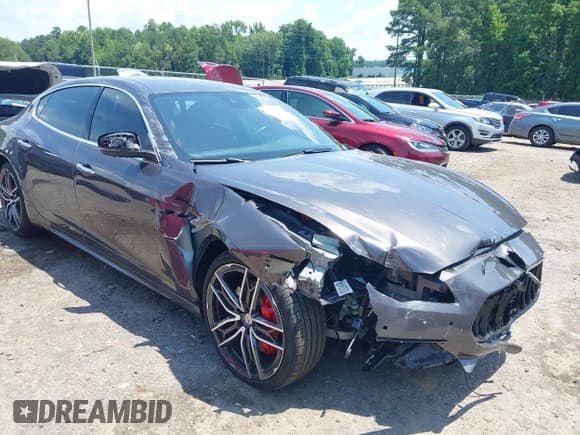 ✅ 2023 Maserati Quattroporte Modena Q4 • VIN: ZAM56YRM8PX420272 • Lot: 42623676. Listed on IAAI with 23,869 mi. Free auction sales archive from the USA and detailed vehicle history report at DreamBid. Image 1.