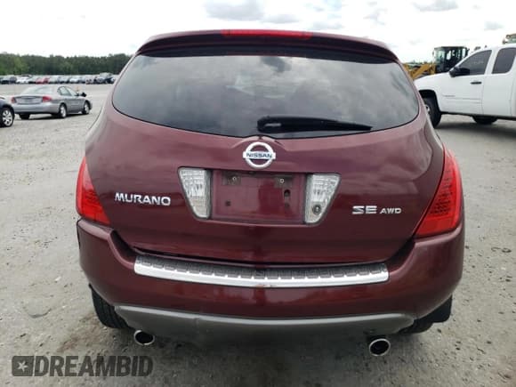 ✅ 2007 Nissan Murano SE • VIN: JN8AZ08W77W635604 • Lot: 52454844. Wystawiony na Copart z przebiegiem 89 842 mil. Bezpłatny archiwum sprzedaży aukcyjnych z USA i szczegółowy raport historii pojazdu na DreamBid. Zdjęcie 6.