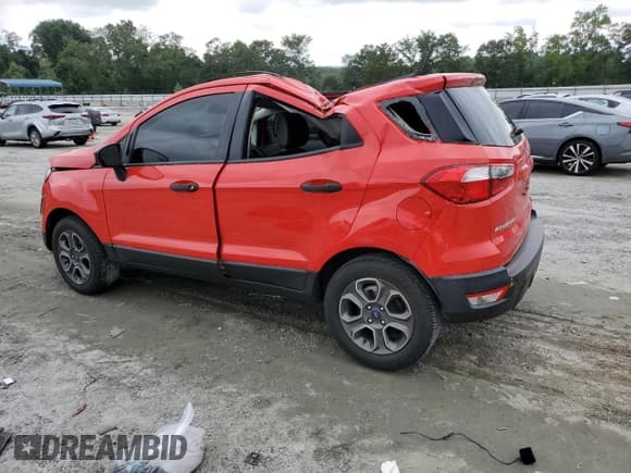 ✅ 2019 Ford EcoSport S • VIN: MAJ6S3FL3KC291933 • Lot: 68183985. Wystawiony na Copart z przebiegiem 30 164 mil. Bezpłatny archiwum sprzedaży aukcyjnych z USA i szczegółowy raport historii pojazdu na DreamBid. Zdjęcie 2.