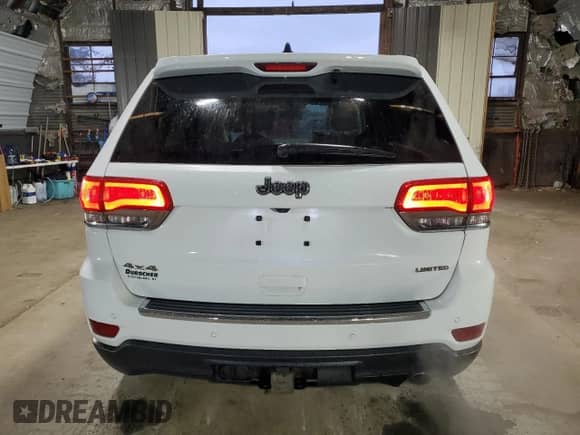 2017 Jeep Grand Cherokee Limited with VIN 1C4RJFBG3HC645821, listed as a Copart auction lot 90604955 with 37,908 mi miles and Salvage title. Bid and sale history available at DreamBid. Image 6.