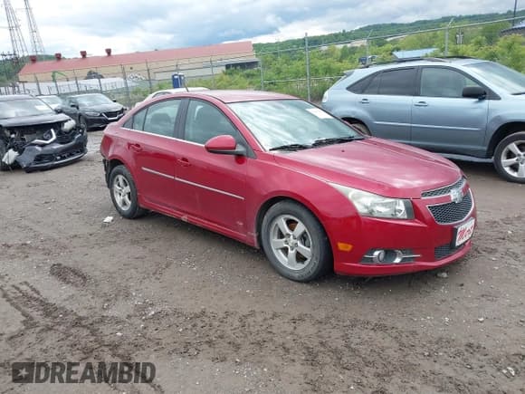✅ 2014 Chevrolet Cruze 1LT • VIN: 1G1PC5SB1E7191629 • Lot: 42341440. Listed on IAAI with 109,596 mi. Free auction sales archive from the USA and detailed vehicle history report at DreamBid. Image 1.
