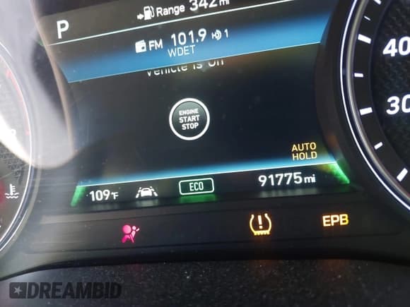 ✅ 2019 Genesis G70 Advanced • VIN: KMTG64LA1KU043767 • Lot: 42545578. Listed on IAAI with 91,775 mi. Free auction sales archive from the USA and detailed vehicle history report at DreamBid. Image 15.