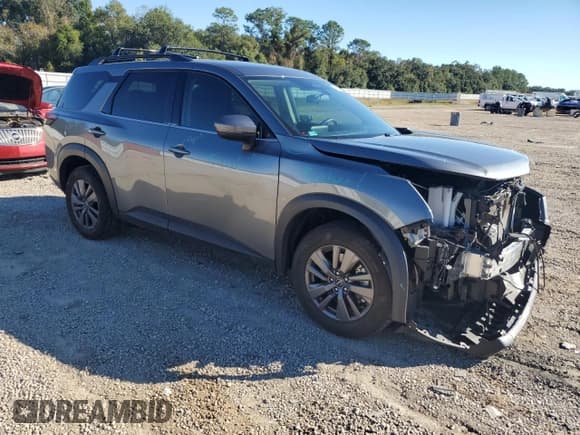 ✅ 2022 Nissan Pathfinder SV • VIN: 5N1DR3BA8NC248562 • Lot: 91609365. Listed on Copart with 31,772 mi. Free auction sales archive from the USA and detailed vehicle history report at DreamBid. Image 4.