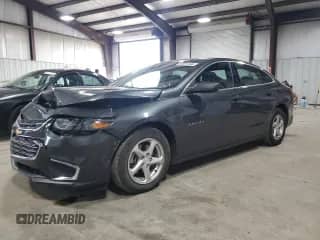 2017 Chevrolet Malibu LS with VIN 1G1ZB5ST2HF261217, listed as a Copart auction lot 84001445 with 51,369 mi miles and Salvage title. Bid and sale history available at DreamBid. Image 1.