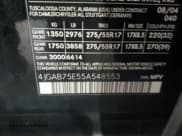 ✅ 2005 Mercedes-Benz M 500 • VIN: 4JGAB75E55A548553 • Lot: 55667495. Listed on Copart with 146,197 mi. Free auction sales archive from the USA and detailed vehicle history report at DreamBid. Image 12.