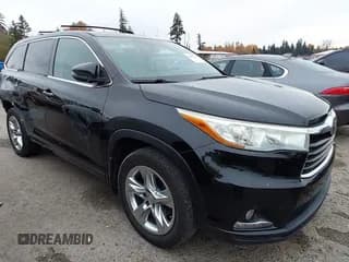 ✅ 2015 Toyota Highlander Limited Platinum • VIN: 5TDDKRFH8FS206606 • Lot: 43667249. Listed on IAAI with 137,439 mi. Free auction sales archive from the USA and detailed vehicle history report at DreamBid. Image 1.