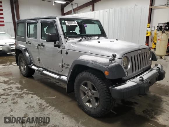 ✅ 2016 Jeep Wrangler Unlimited Sport RHD • VIN: 1C4BJWKG9GL267438 • Lot: 46509235. Listed on Copart with 157,161 mi. Free auction sales archive from the USA and detailed vehicle history report at DreamBid. Image 4.