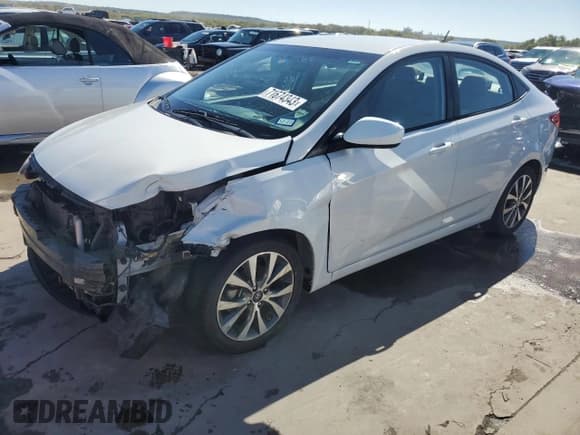 ✅ 2017 Hyundai Accent SE • VIN: KMHCT4AE2HU373935 • Лот: 71674343. Опубликован ранее на Copart с пробегом 96 572 миль. Бесплатный доступ к архиву аукционных продаж из США и подробный отчёт об истории автомобиля на DreamBid. Изображение 1.