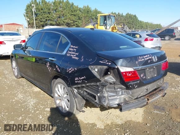 ✅ 2015 Honda Accord EX-L • VIN: 1HGCR2F89FA046474 • Lot: 43775766. Listed on IAAI with 100,650 mi. Free auction sales archive from the USA and detailed vehicle history report at DreamBid. Image 3.