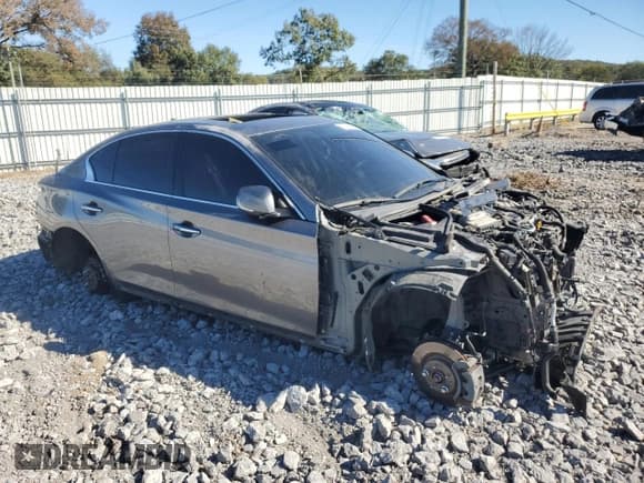 ✅ 2018 Infiniti Q50 Luxe • VIN: JN1EV7AR4JM444038 • Lot: 82494975. Listed on Copart with 106,399 mi. Free auction sales archive from the USA and detailed vehicle history report at DreamBid. Image 4.