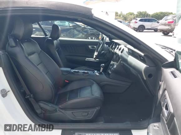 2023 Ford Mustang EcoBoost with VIN 1FATP8UH6P5105734, listed as a IAAI auction lot 43493168 with 67,596 mi miles and . Bid and sale history available at DreamBid. Image 5.