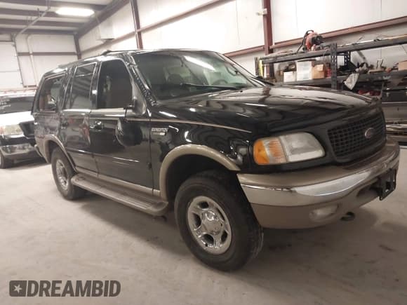 ✅ 2000 Ford Expedition Eddie Bauer • VIN: 1FMPU18L0YLA30841 • Lot: 43716676. Wystawiony na IAAI z przebiegiem 168 263 mil. Bezpłatny archiwum sprzedaży aukcyjnych z USA i szczegółowy raport historii pojazdu na DreamBid. Zdjęcie 1.