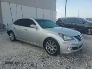 2013 Hyundai Equus Ultimate с VIN KMHGH4JH3DU063879, выставлен на аукционе Copart как лот 65644245 с пробегом 103 376 миль миль и Списание • Salvage title. История ставок и продаж доступна на DreamBid. Изображение 4.