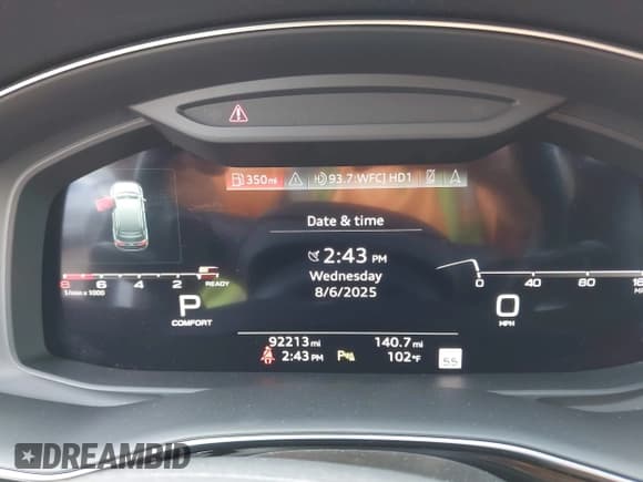 ✅ 2021 Audi Q7 Prestige • VIN: WA1VXAF7XMD024021 • Lot: 42931320. Wystawiony na IAAI z przebiegiem 92 213 mil. Bezpłatny archiwum sprzedaży aukcyjnych z USA i szczegółowy raport historii pojazdu na DreamBid. Zdjęcie 7.