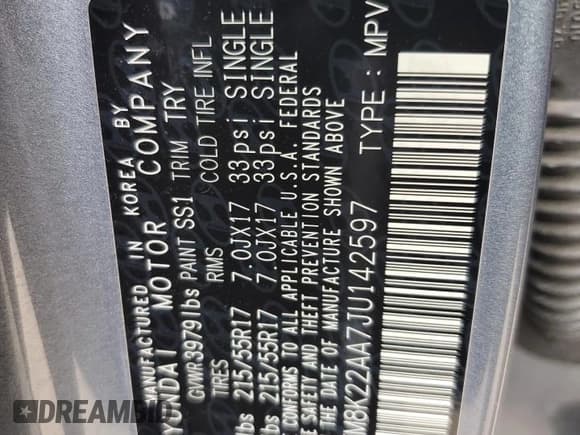 ✅ 2018 Hyundai Kona SEL • VIN: KM8K22AA7JU142597 • Лот: 60474774. Опубликован ранее на Copart с пробегом 69 136 миль. Бесплатный доступ к архиву аукционных продаж из США и подробный отчёт об истории автомобиля на DreamBid. Изображение 12.