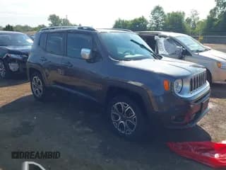 ✅ 2017 Jeep Renegade Limited • VIN: ZACCJBDB8HPG61251 • Lot: 42894471. Listed on IAAI with 33,411 mi. Free auction sales archive from the USA and detailed vehicle history report at DreamBid. Image 1.